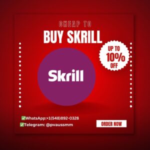 Buy Verified Skrill Accounts